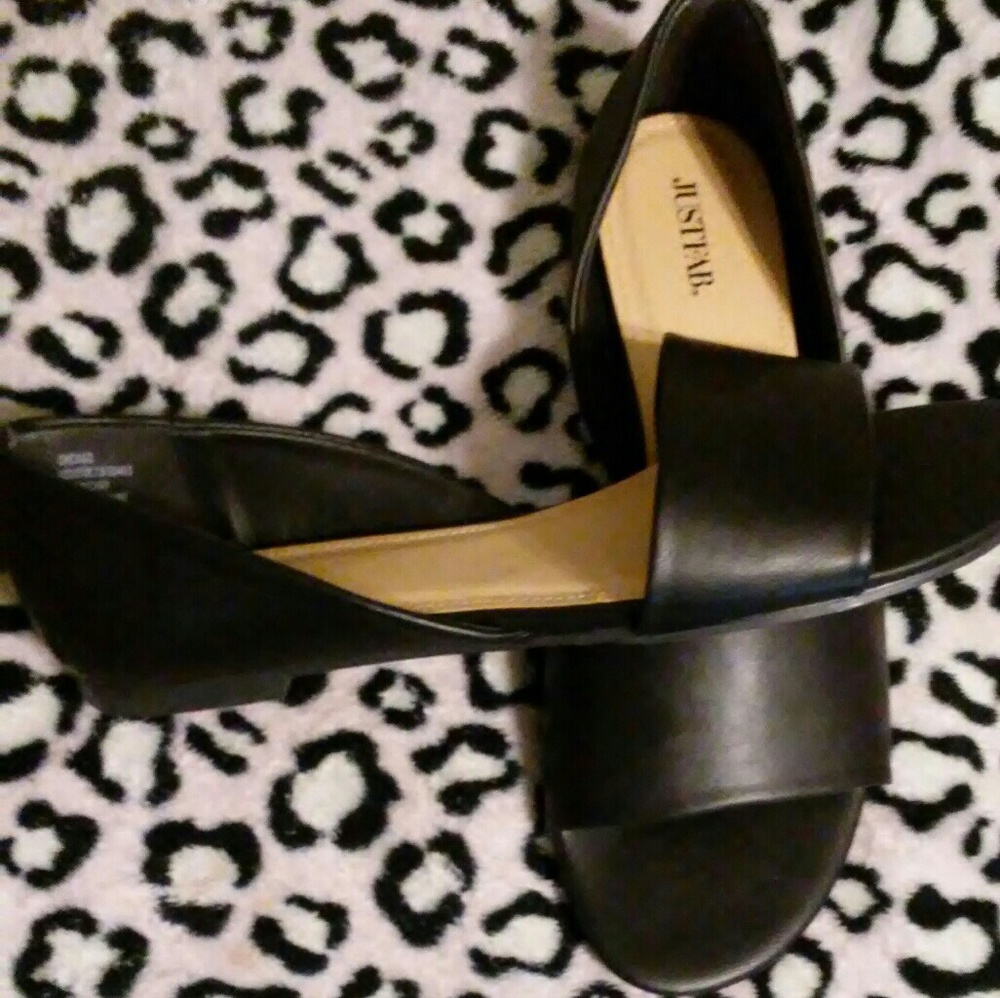 💋Just Fab Flats size 10👣